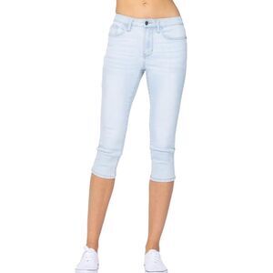 Judy Blue Skinny Fit Light Wash Capri Jeans Women’s 1/25